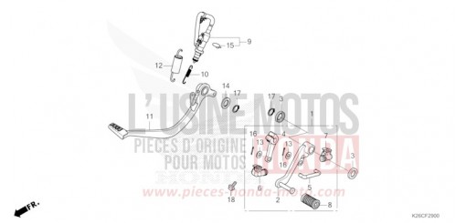 PEDALE MSX125AR de 2024